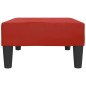 vidaXL Fußhocker Weinrot 78x56x32 cm Kunstleder vidaXL Fußhocker Weinrot 78x56x32 cm Kunstleder