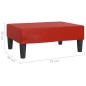vidaXL Fußhocker Weinrot 78x56x32 cm Kunstleder vidaXL Fußhocker Weinrot 78x56x32 cm Kunstleder