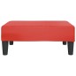 vidaXL Fußhocker Rot 78x56x32 cm Kunstleder vidaXL Fußhocker Rot 78x56x32 cm Kunstleder