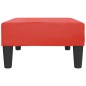 vidaXL Fußhocker Rot 78x56x32 cm Kunstleder vidaXL Fußhocker Rot 78x56x32 cm Kunstleder