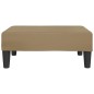 vidaXL Fußhocker Cappuccino-Braun 78x56x32 cm Kunstleder vidaXL Fußhocker Cappuccino-Braun 78x56x32 cm Kunstleder