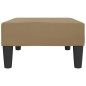 vidaXL Fußhocker Cappuccino-Braun 78x56x32 cm Kunstleder vidaXL Fußhocker Cappuccino-Braun 78x56x32 cm Kunstleder