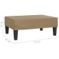 vidaXL Fußhocker Cappuccino-Braun 78x56x32 cm Kunstleder vidaXL Fußhocker Cappuccino-Braun 78x56x32 cm Kunstleder