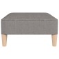 vidaXL Fußhocker Hellgrau 78x56x32 cm Stoff vidaXL Fußhocker Hellgrau 78x56x32 cm Stoff