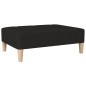 vidaXL Fußhocker Schwarz 78x56x32 cm Stoff vidaXL Fußhocker Schwarz 78x56x32 cm Stoff