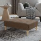 vidaXL Fußhocker Braun 78x56x32 cm Stoff vidaXL Fußhocker Braun 78x56x32 cm Stoff