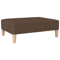 vidaXL Fußhocker Braun 78x56x32 cm Stoff