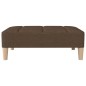 vidaXL Fußhocker Braun 78x56x32 cm Stoff vidaXL Fußhocker Braun 78x56x32 cm Stoff
