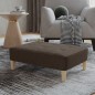 vidaXL Fußhocker Dunkelbraun 78x56x32 cm Stoff vidaXL Fußhocker Dunkelbraun 78x56x32 cm Stoff