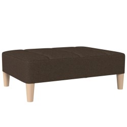 vidaXL Fußhocker Dunkelbraun 78x56x32 cm Stoff