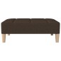 vidaXL Fußhocker Dunkelbraun 78x56x32 cm Stoff vidaXL Fußhocker Dunkelbraun 78x56x32 cm Stoff