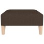 vidaXL Fußhocker Dunkelbraun 78x56x32 cm Stoff vidaXL Fußhocker Dunkelbraun 78x56x32 cm Stoff