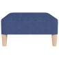 vidaXL Fußhocker Blau 78x56x32 cm Stoff vidaXL Fußhocker Blau 78x56x32 cm Stoff