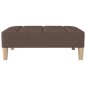 vidaXL Fußhocker Taupe 78x56x32 cm Stoff vidaXL Fußhocker Taupe 78x56x32 cm Stoff