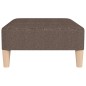 vidaXL Fußhocker Taupe 78x56x32 cm Stoff vidaXL Fußhocker Taupe 78x56x32 cm Stoff