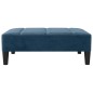 vidaXL Fußhocker Blau 78x56x32 cm Samt vidaXL Fußhocker Blau 78x56x32 cm Samt