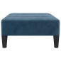 vidaXL Fußhocker Blau 78x56x32 cm Samt vidaXL Fußhocker Blau 78x56x32 cm Samt