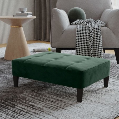 vidaXL Fußhocker Dunkelgrün 78x56x32 cm Samt