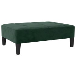 vidaXL Fußhocker Dunkelgrün 78x56x32 cm Samt