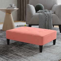 vidaXL Fußhocker Rosa 78x56x32 cm Samt