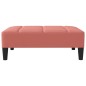 vidaXL Fußhocker Rosa 78x56x32 cm Samt vidaXL Fußhocker Rosa 78x56x32 cm Samt