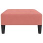 vidaXL Fußhocker Rosa 78x56x32 cm Samt vidaXL Fußhocker Rosa 78x56x32 cm Samt