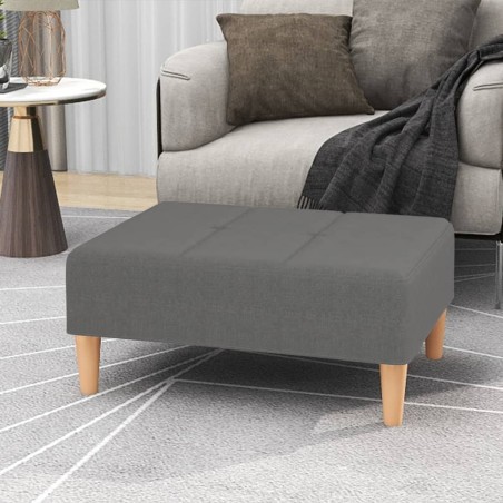 vidaXL Fußhocker Hellgrau 78x56x32 cm Stoff 
