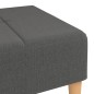 vidaXL Fußhocker Dunkelgrau 78x56x32 cm Stoff vidaXL Fußhocker Dunkelgrau 78x56x32 cm Stoff