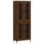 vidaXL Highboard Braun Eichen-Optik 69,5x34x180 cm Holzwerkstoff vidaXL Highboard Braun Eichen-Optik 69,5x34x180 cm Holzwerkstoff