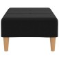 vidaXL Fußhocker Schwarz 78x56x32 cm Stoff vidaXL Fußhocker Schwarz 78x56x32 cm Stoff