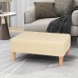 vidaXL Fußhocker Creme 78x56x32 cm Stoff vidaXL Fußhocker Creme 78x56x32 cm Stoff
