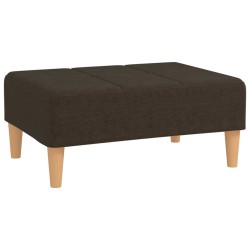 vidaXL Fußhocker Dunkelbraun 78x56x32 cm Stoff