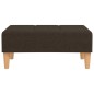 vidaXL Fußhocker Dunkelbraun 78x56x32 cm Stoff vidaXL Fußhocker Dunkelbraun 78x56x32 cm Stoff