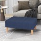 vidaXL Fußhocker Blau 78x56x32 cm Stoff vidaXL Fußhocker Blau 78x56x32 cm Stoff