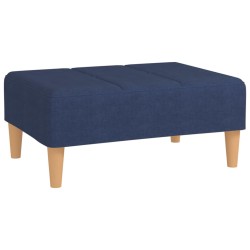 vidaXL Fußhocker Blau 78x56x32 cm Stoff