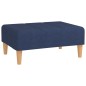 vidaXL Fußhocker Blau 78x56x32 cm Stoff vidaXL Fußhocker Blau 78x56x32 cm Stoff