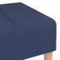 vidaXL Fußhocker Blau 78x56x32 cm Stoff vidaXL Fußhocker Blau 78x56x32 cm Stoff