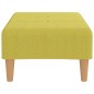 vidaXL Fußhocker Grün 78x56x32 cm Stoff vidaXL Fußhocker Grün 78x56x32 cm Stoff