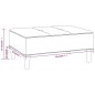 vidaXL Fußhocker Grün 78x56x32 cm Stoff vidaXL Fußhocker Grün 78x56x32 cm Stoff