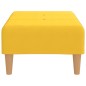 vidaXL Fußhocker Gelb 78x56x32 cm Stoff vidaXL Fußhocker Gelb 78x56x32 cm Stoff