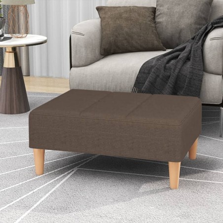 vidaXL Fußhocker Taupe 78x56x32 cm Stoff