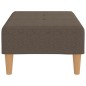 vidaXL Fußhocker Taupe 78x56x32 cm Stoff vidaXL Fußhocker Taupe 78x56x32 cm Stoff