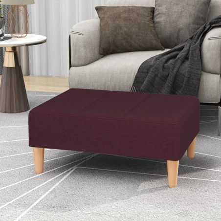 vidaXL Fußhocker Lila 78x56x32 cm Stoff