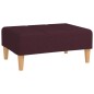 vidaXL Fußhocker Lila 78x56x32 cm Stoff vidaXL Fußhocker Lila 78x56x32 cm Stoff