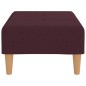 vidaXL Fußhocker Lila 78x56x32 cm Stoff vidaXL Fußhocker Lila 78x56x32 cm Stoff
