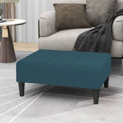 vidaXL Fußhocker Blau 78x56x32 cm Samt