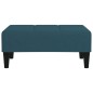 vidaXL Fußhocker Blau 78x56x32 cm Samt vidaXL Fußhocker Blau 78x56x32 cm Samt