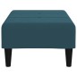vidaXL Fußhocker Blau 78x56x32 cm Samt vidaXL Fußhocker Blau 78x56x32 cm Samt