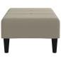 vidaXL Fußhocker Hellgrau 78x56x32 cm Samt vidaXL Fußhocker Hellgrau 78x56x32 cm Samt