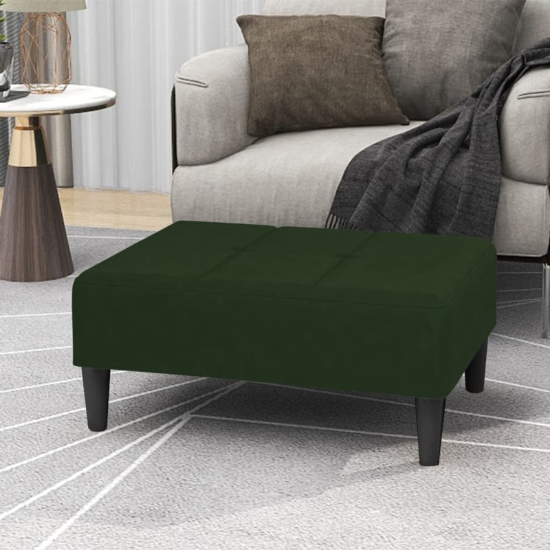 vidaXL Fußhocker Dunkelgrün 78x56x32 cm Samt vidaXL Fußhocker Dunkelgrün 78x56x32 cm Samt